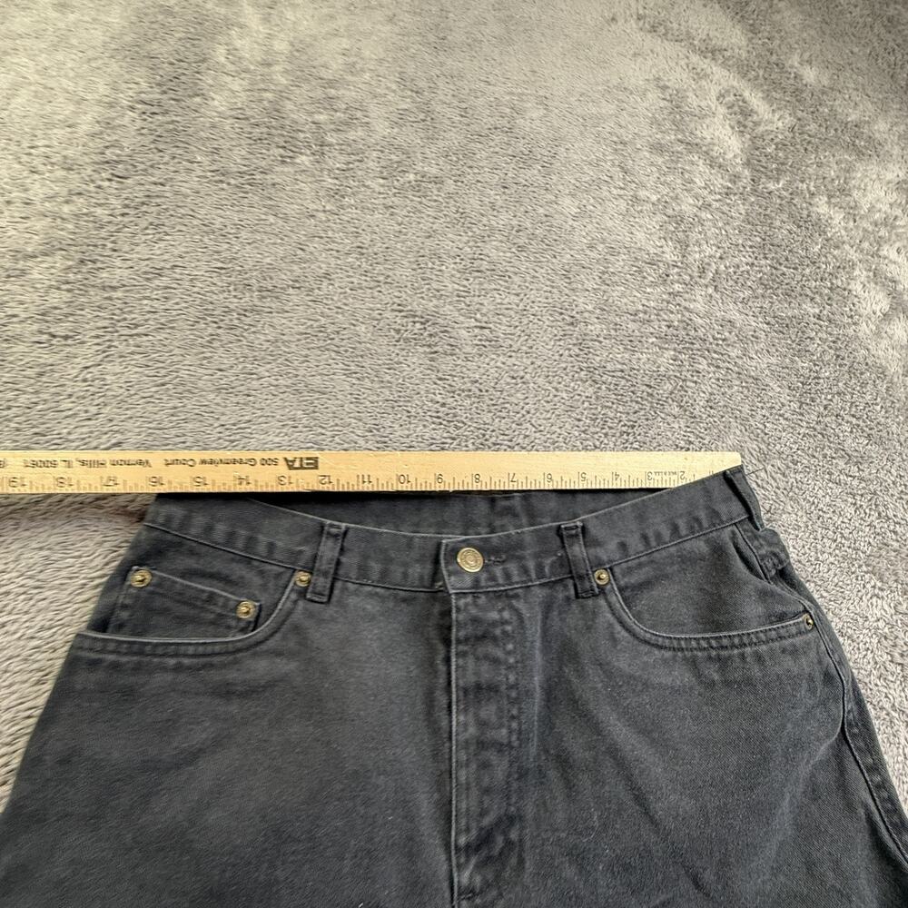 Vintage 90s Newport News Womens Carpenter Jean Shorts Size 14 Gray Denim - Picture 4 of 10
